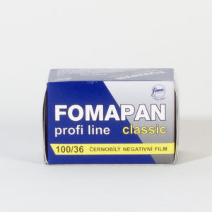 Fomapan 100 Classic 35mm x 36 exposure WITH PLASTIC CARTRIDGE